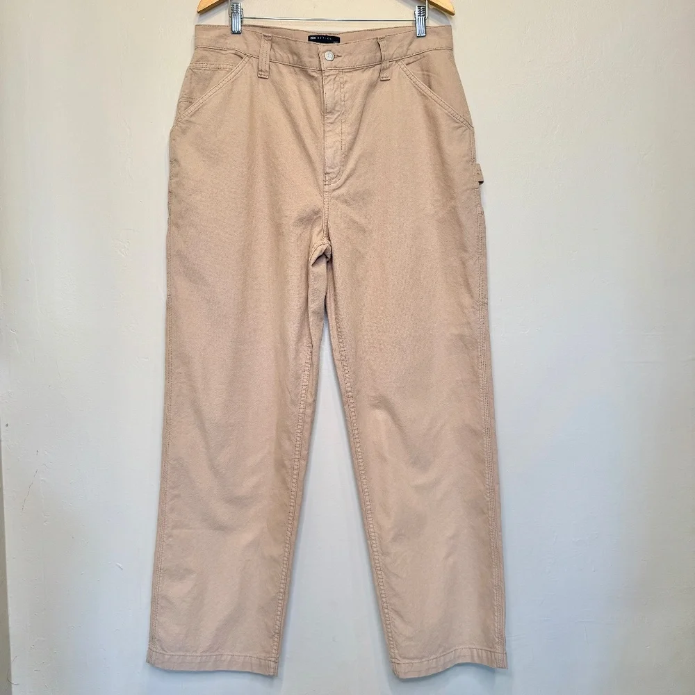 ASOS | NWT High Waisted Carpenter Outdoors Minimal Cargo Utility Pocket Pants - Picture 2 of 13